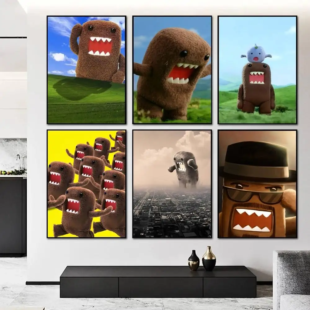 Cute A-Domo-kun Poster And Prints Wall Art Pictures For Modern Bedroom Game Room Home Decor