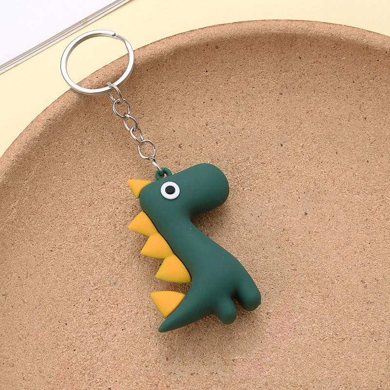 1PC Key Chain Creative Animal Cartoon Key Ring Dinosaur Key Holders Fit Women Men Child Car Keys Bag Accessories Gifts