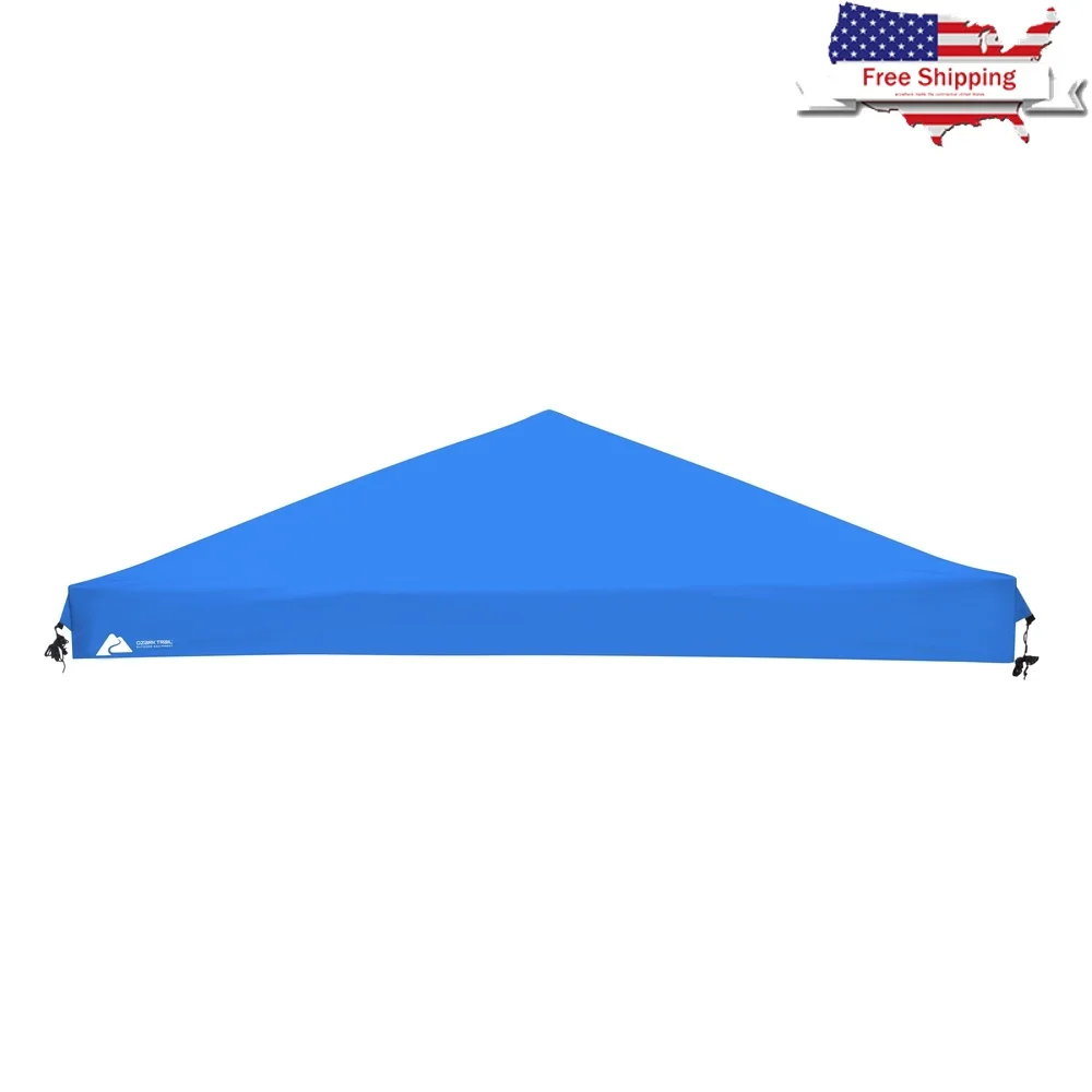 10x10 Instant Slant Leg Canopy Replacement Top UV Resistant Outdoor Cover Camping Beach Events Easy Setup