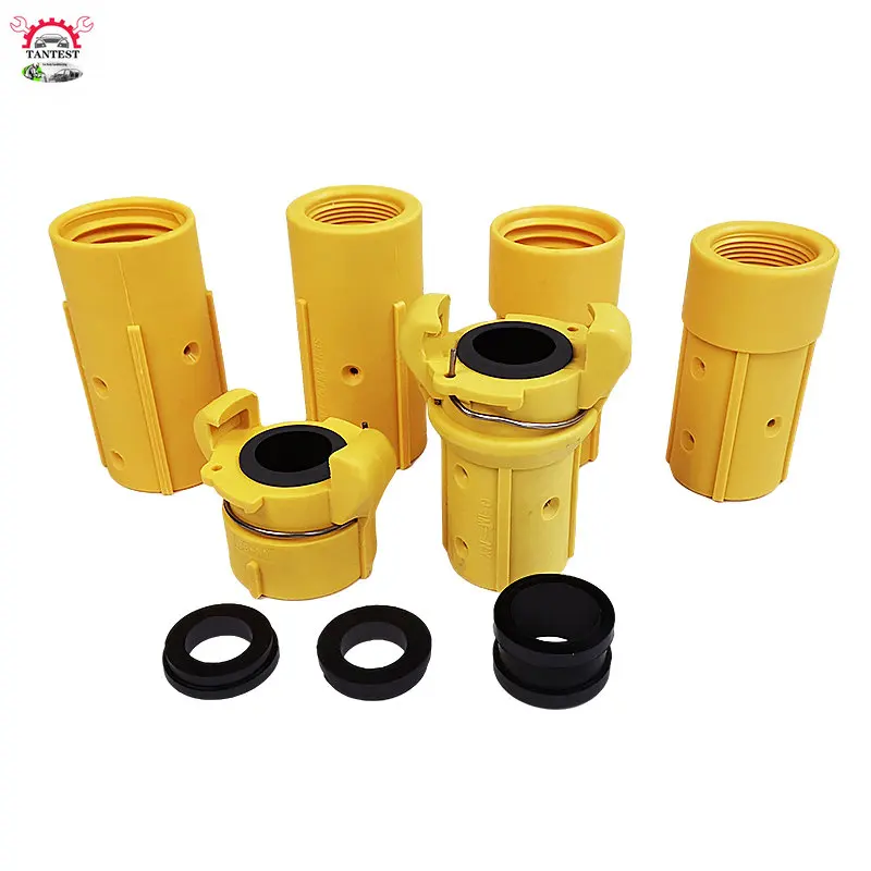 Mobile Sandblasting Machine Accessories, Boron Carbide  Gun, Nylon Quick Connector,  Pipe Gun Base