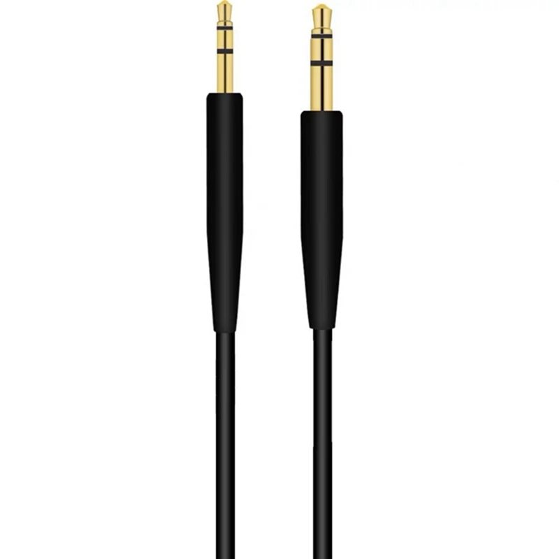 For Bose QC35 Headphone Cable QC25 QC35 II QC45 Soundtrue Audio Cable 3.5 to 2.5 Portable Pair Recording Cable,Black