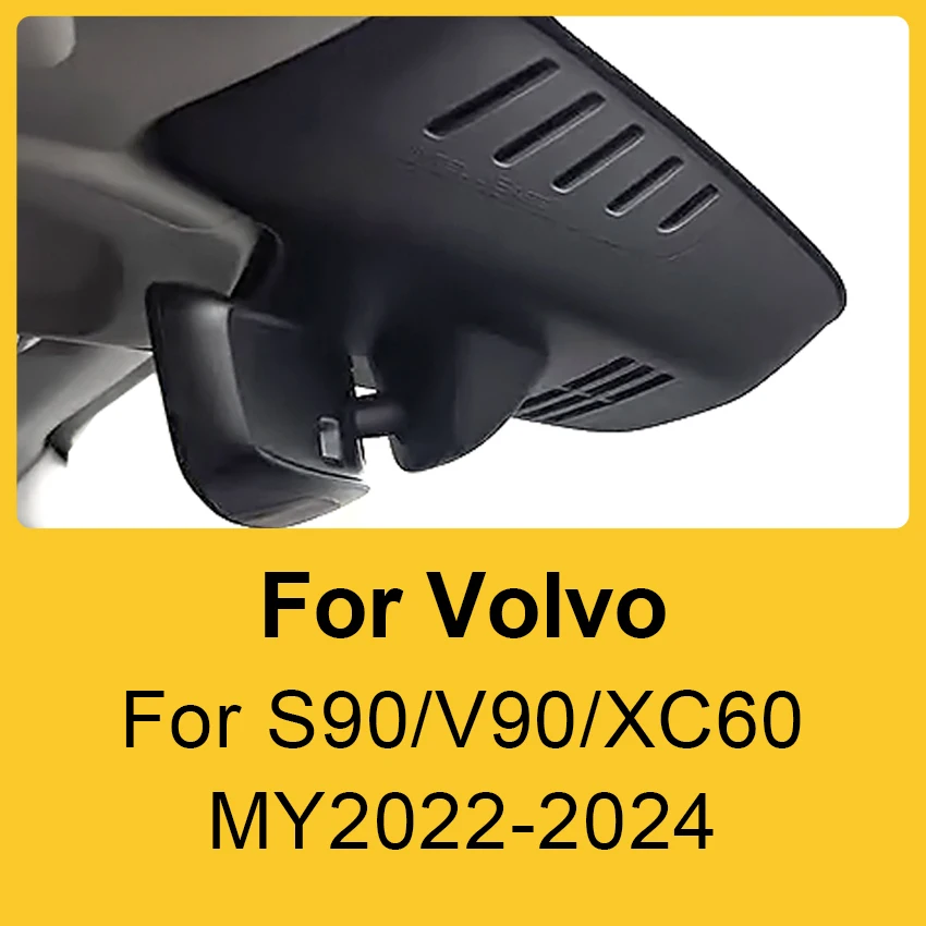 New! Car DVR For Volvo S90 V90 XC60 2022 2023 2024 2025 Dash Cam,Plug and Play Dashcam Dash Cam 4K Camera for Car
