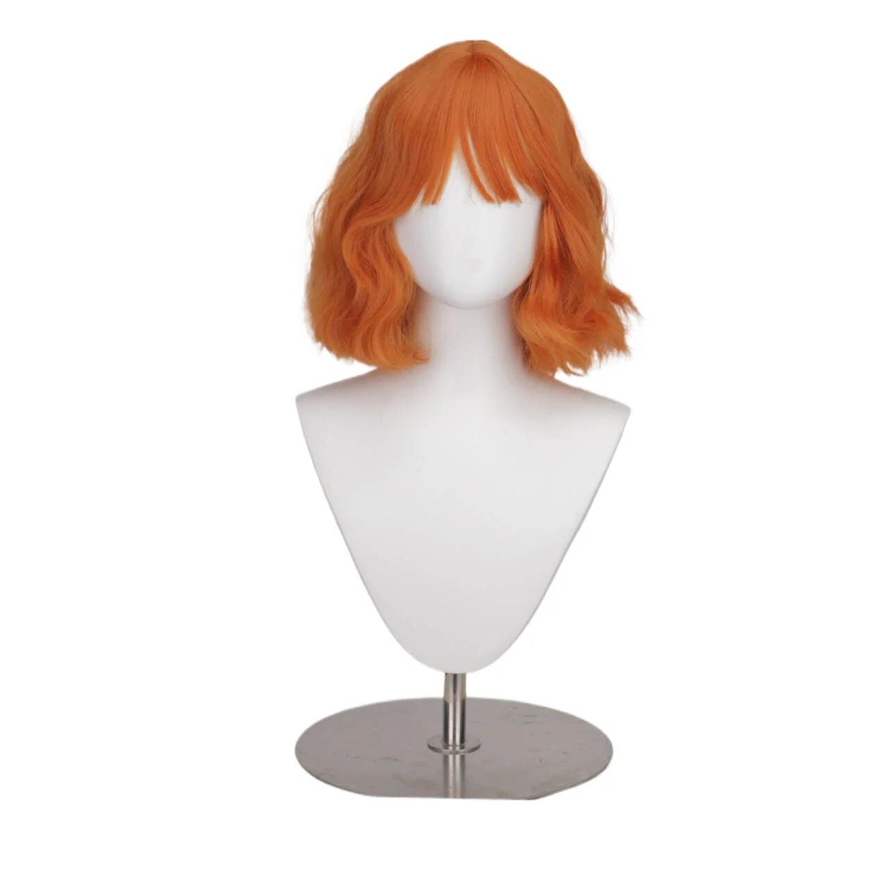 Anime Live-Action Version New Nami Wigs Cosplay Short Orange Wigs Heat Resistant Synthetic Hair Nami Halloween Cosplay Wigs