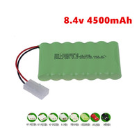8.4V 4500mah high capacity NI-MH AA Rechargeable Battery Pack for RC toys Car Tanks Trains Robot Boat Gun tools parts aa battery