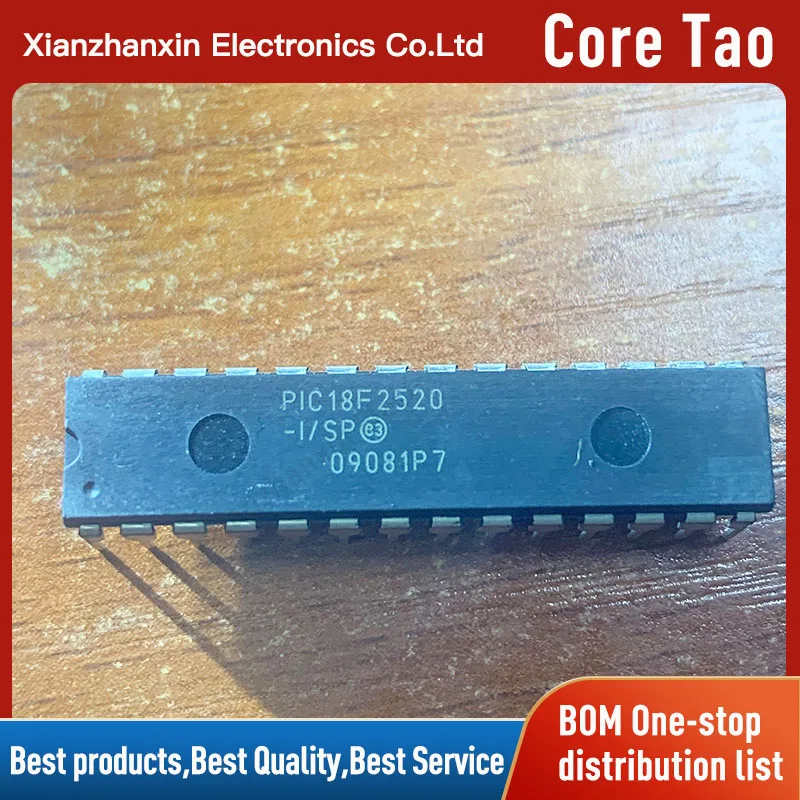 

1pcs/lot PIC18F2520-I/SP PIC18F2520 DIP-28 Single chip microcontroller