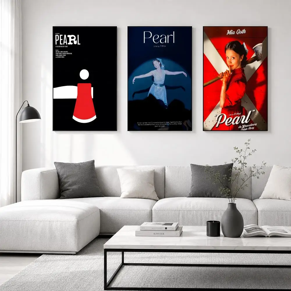 Movie Pearl (A24) Poster High-quality wall art posters, suitable for home offices, bedrooms, and living rooms.