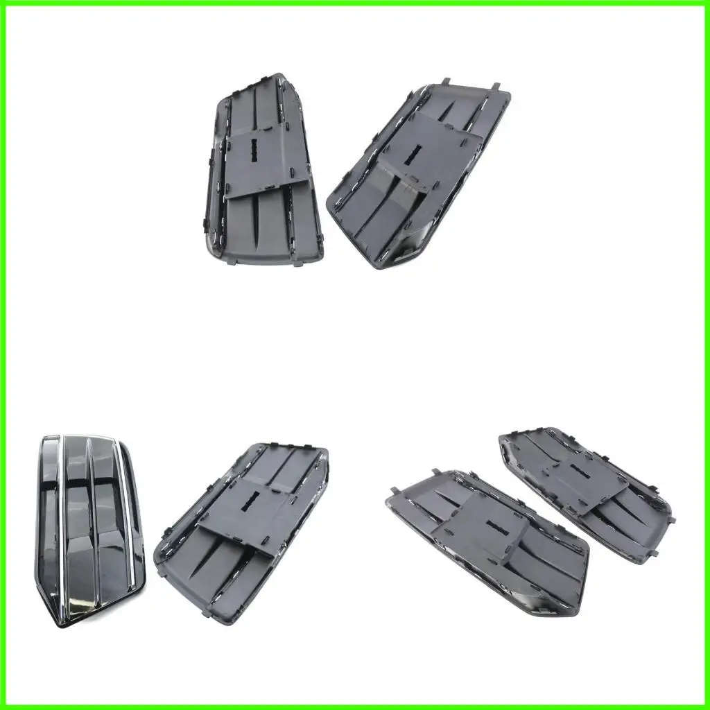 

2Pcs Front Bumper Grille Fit for Q5 2018-2022 Front Grills Bumper Fog Lights Cover Housing Lamp Frame Trim Replacement