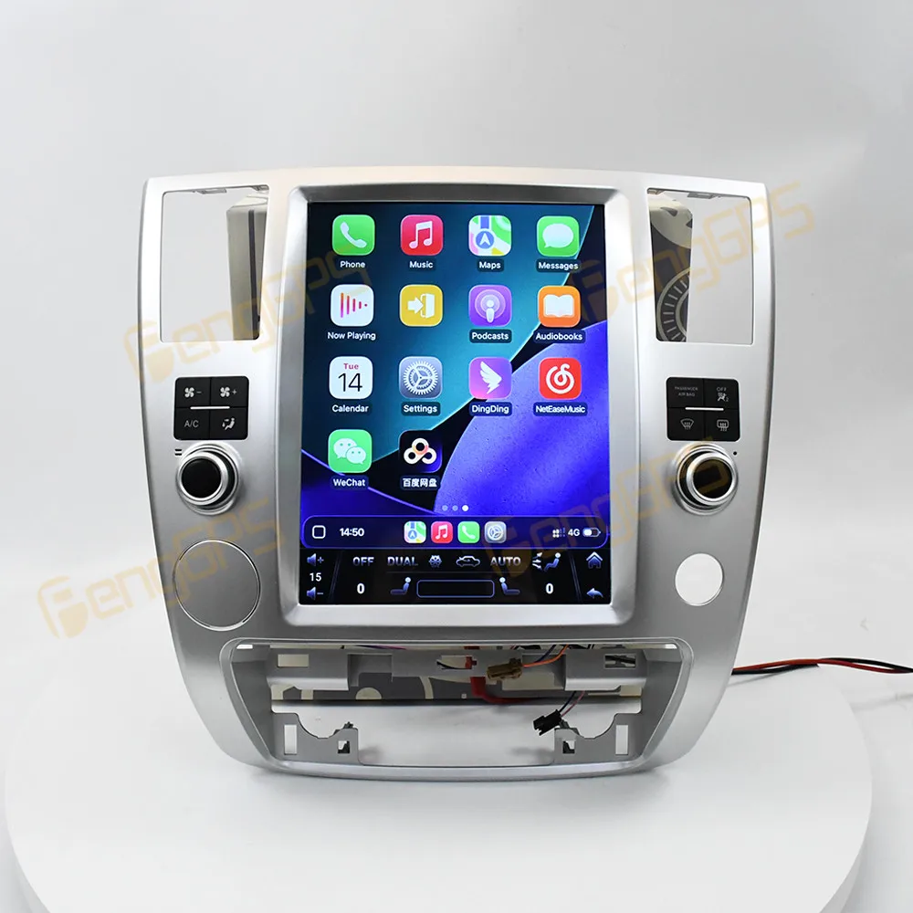 12.1 Inch Android 13 CarPlay Car Radio For Infiniti QX56 2008-2010 Touch Screen Multimedia Player GPS Navigation Head Unit DSP