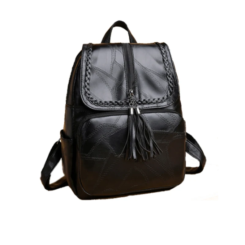 2026 New Upgrade Oxford Cloth Double-Shoulder Bag Nylon Travel Women's Backpack Casual Fashionable Canvas Backpack [Random Zip D