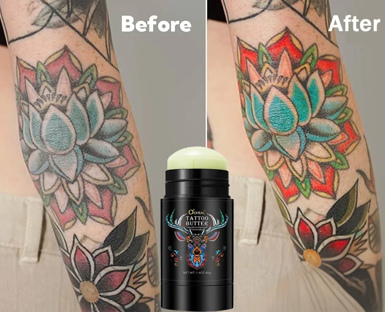 

Tattoo care stick, color fixing, moisturizing, skin nourishing, gentle, tattoo cream, rotating type