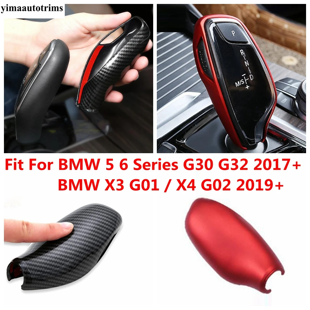 

Gear Shift Knob Head Handle Decoration Cover Trim Accessories For BMW 5 6 Series G30 G32 2017-2023/X3 G01/ X4 G02 2019 - 2023