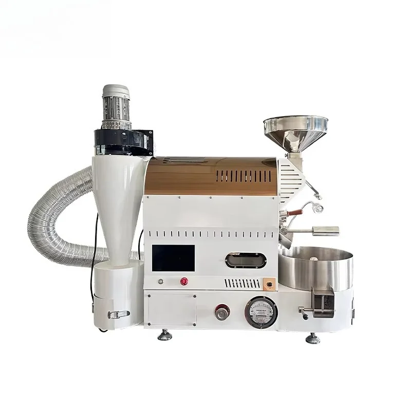 Customized Fully Automatic Stainless Steel Electric Coffee Bean Roaster High Efficiency Household Coffee Roasting Machine