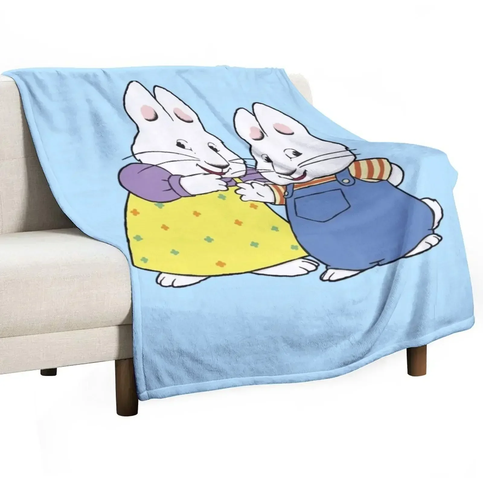 

Max and ruby bunny Throw Blanket decorative Luxury Thicken Large Blankets