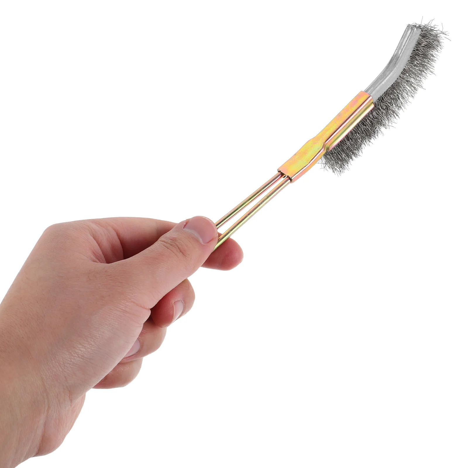

Stainless Steel Brush Small Brushes for Cleaning Wire Convenient Tool Silver Grill