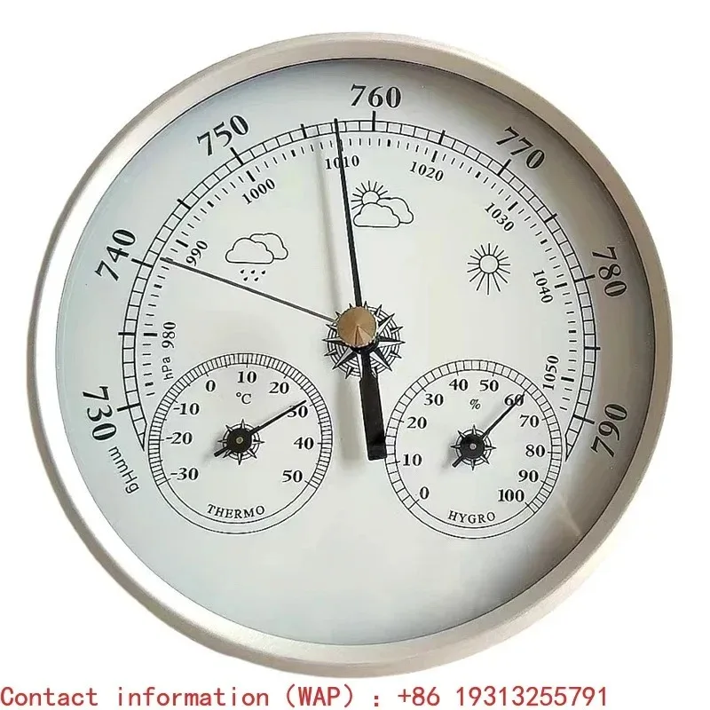【2026】130MM Three-in-one Weather Station Thermometer Hygrometer Barometer Multi-function