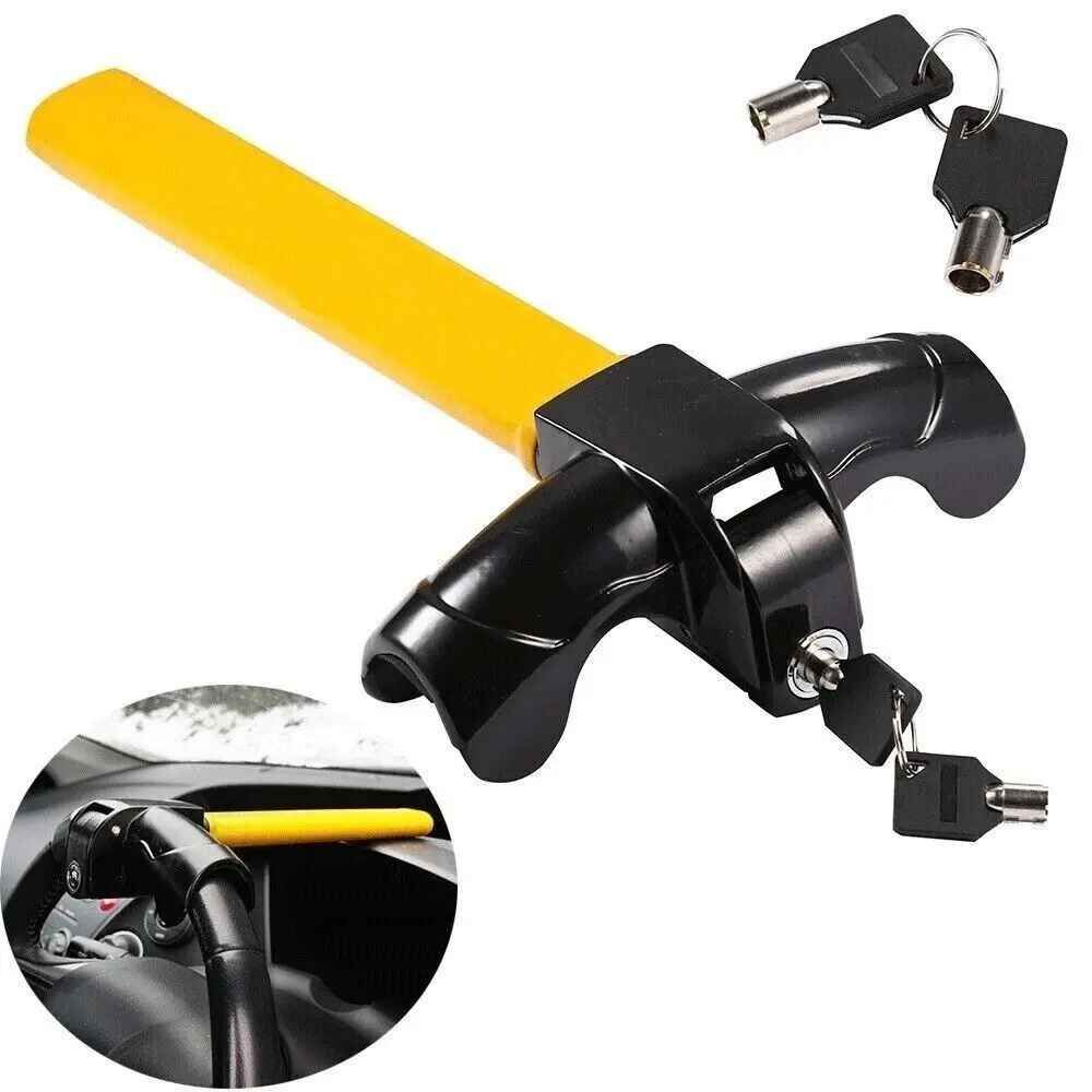 

High Quality Universal Car Steering Wheel Lock Heavy Duty T-Bar Steering Wheel Lock Anti-theft Locks Car
