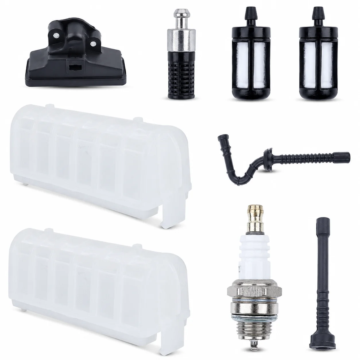 Luftfilter Kraftstoffleitung Ölfilter Zündkerzensatz für Stihl MS250 MS230 MS210 025 023 021 OEM 1123-160-1650 1123-120-1651 Sägeersatzteile