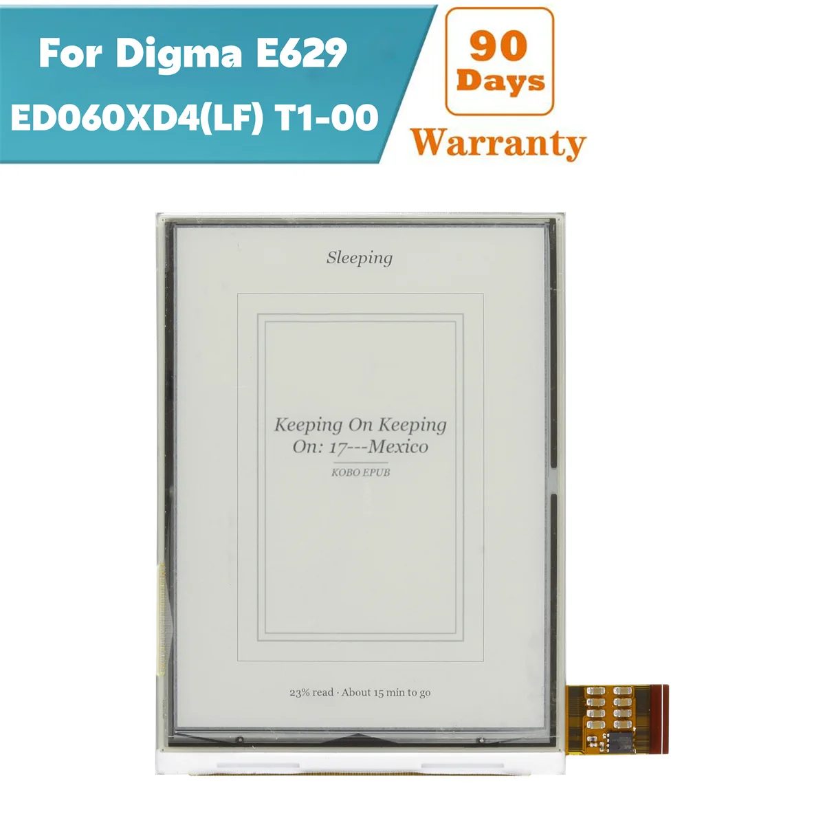 6-дюймовый E-ink Card 758x1024 ED060XD4(LF) T1-00 экран для Digma E629 электронная книга экран дисплея запасные части