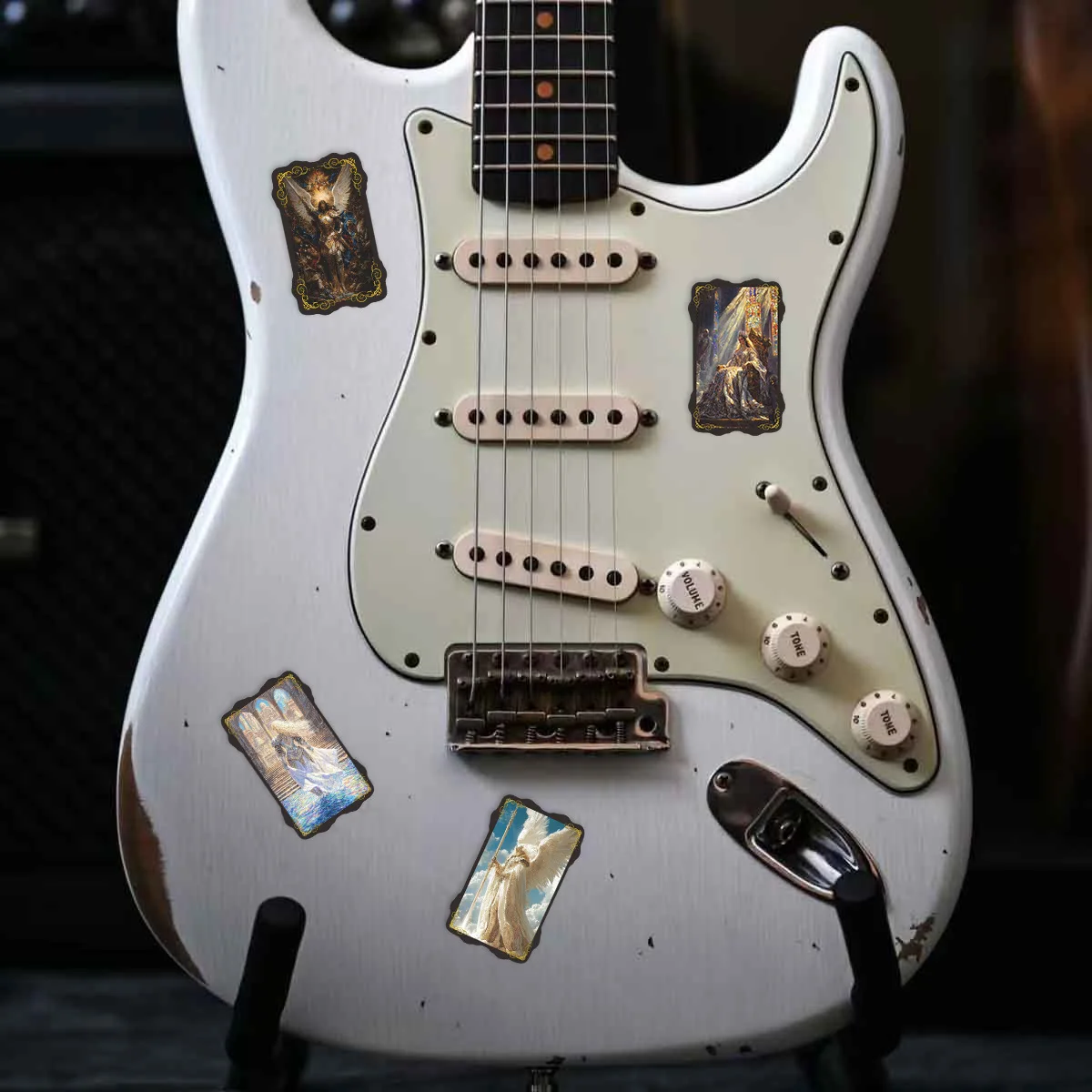 56 pçs dos desenhos animados apocalíptico fantasia rainha e perilla graffiti adesivo diy decoração pvc à prova dwaterproof água skate notebook graffiti brinquedo