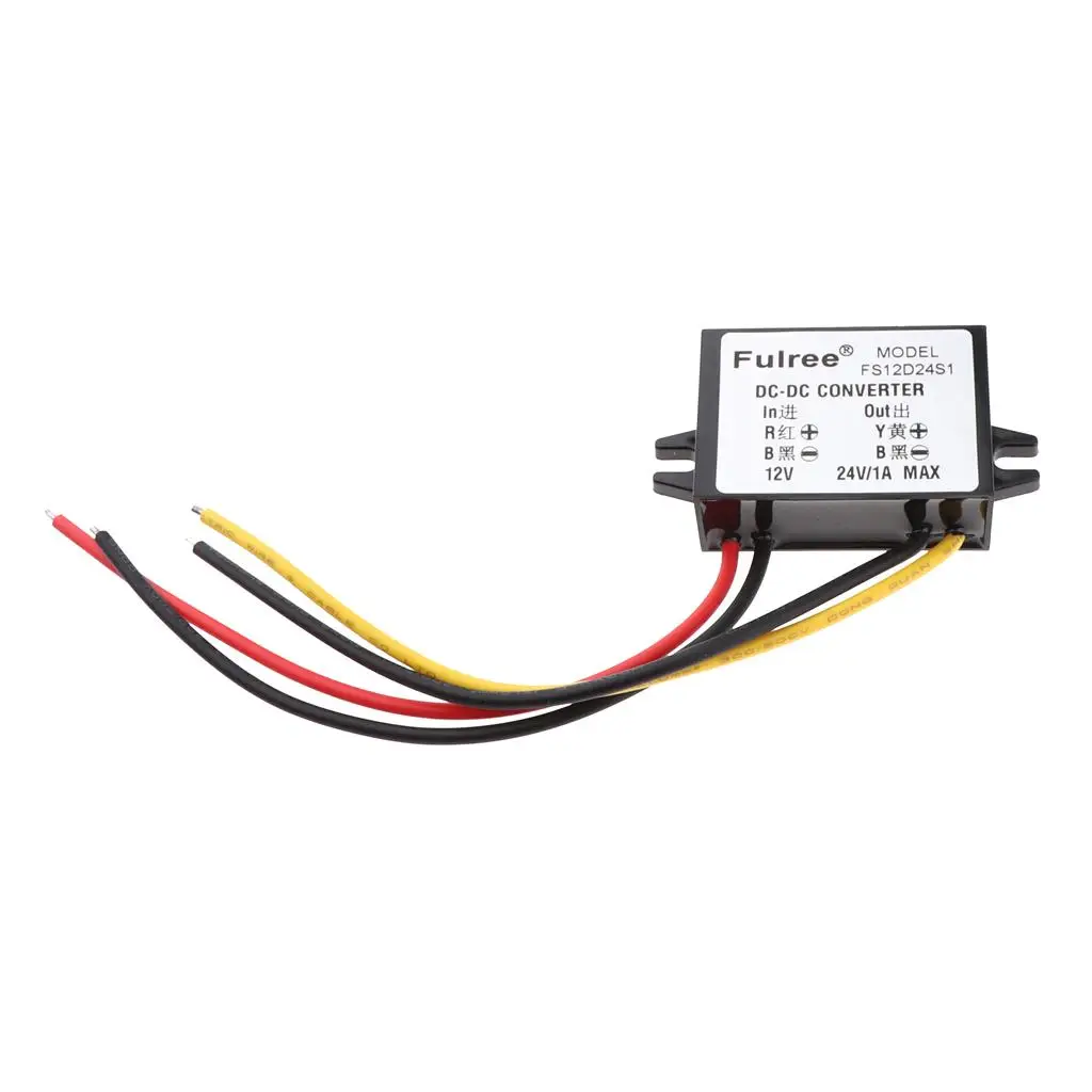 

Модуль питания 24 Вт, регулятор напряжения повышающего преобразователя постоянного тока от 9 до 22 В до 24 В, 1 А, водонепроницаемый