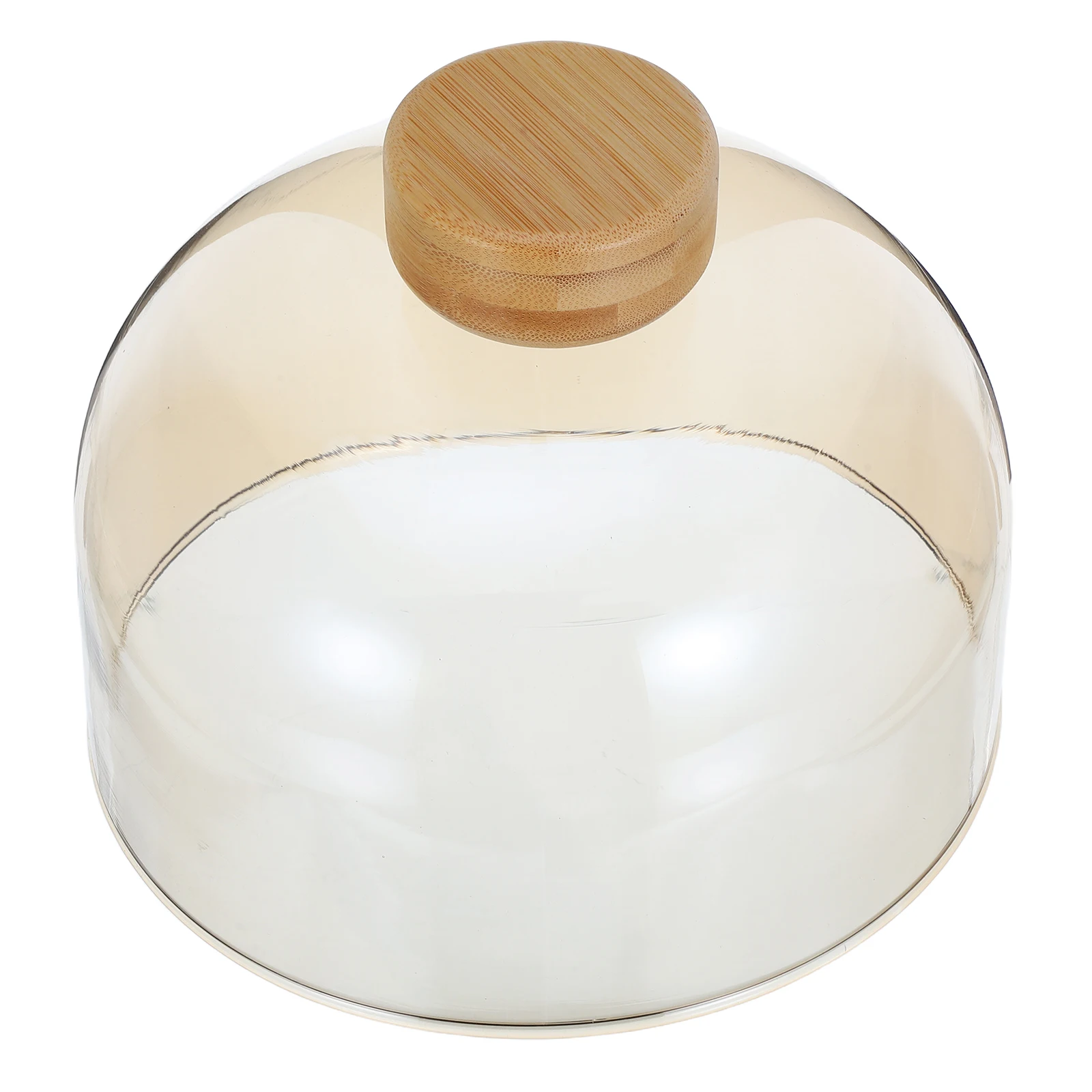 

Wedding Cake Stand With Glass Dome Natural Wood Base For Dessert Fruit Display Vintage Serving Tray Party Decorative Cake