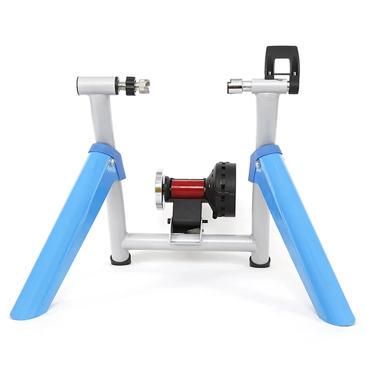 Image 7: Support d'entraînement magnétique pour vélo d'appartement, idéal pour l'exercice en intérieur