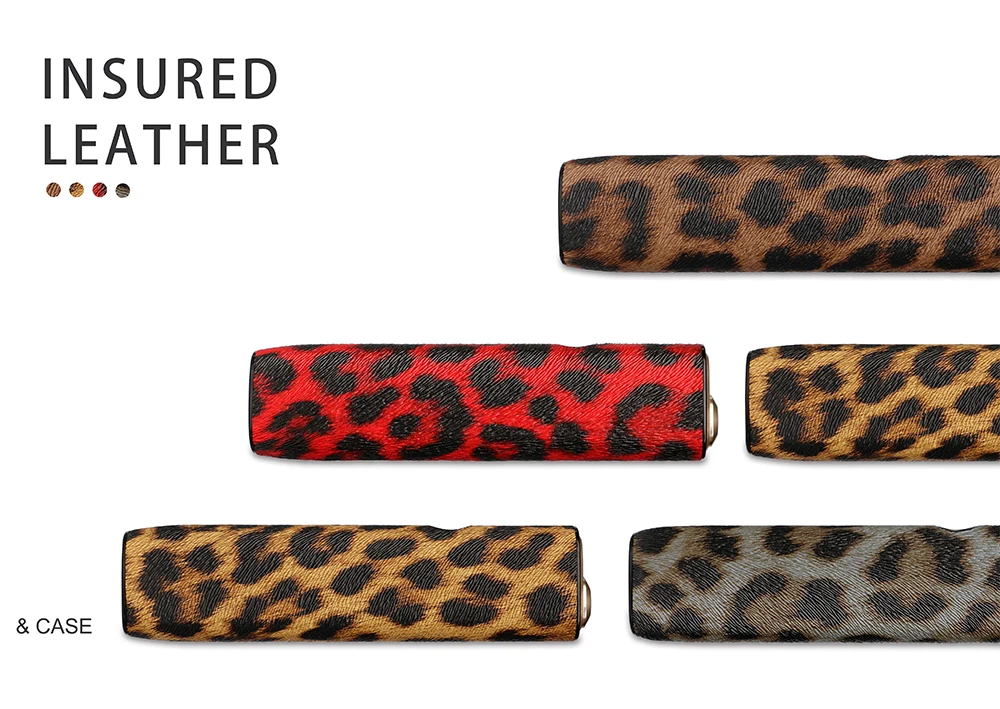 RUORUO 4 Colors Leopard Print Skin Leather Case for IQOS ILUMA ONE Replaceable E Smoking Box for ICOS ILUMA ONE Accessories