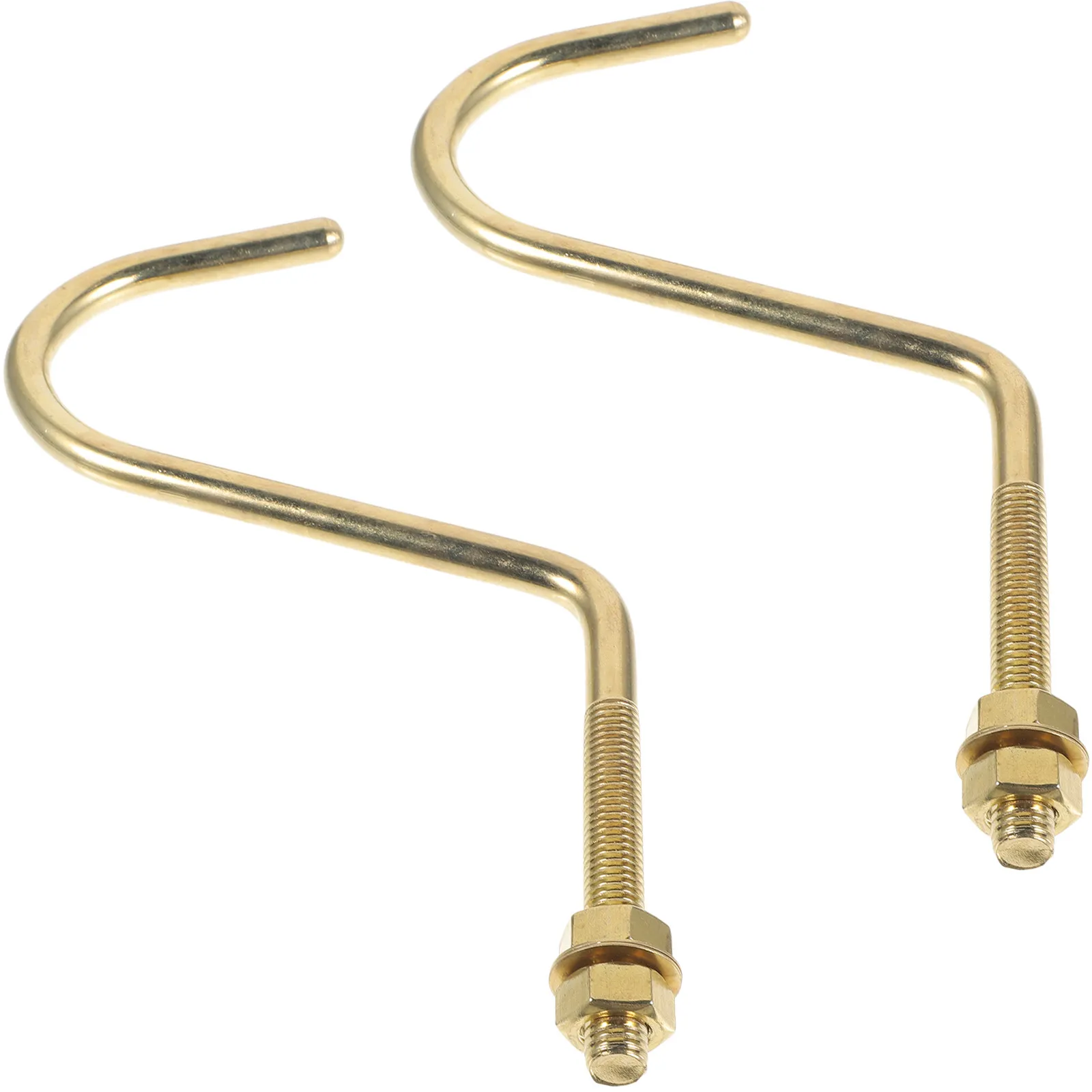 

2Pcs Copper Pool Cue Hooks Billiard Table Accessory Wear-Resistant Snooker Hook Multi-Function Cue Rack Convenient Billiard