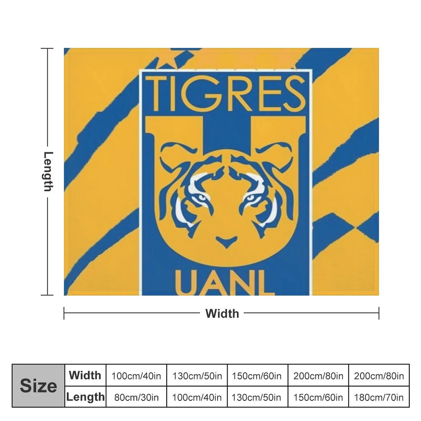 tigres uanl Throw Blanket valentine gift ideas funny gift Large Blankets