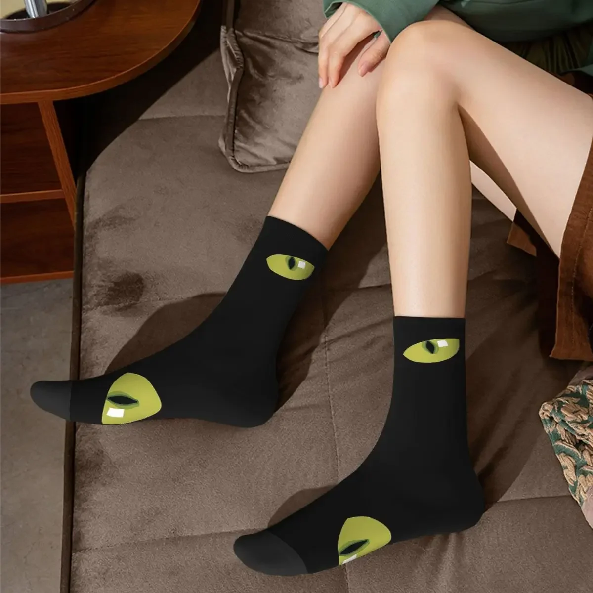 Cat Eye Socks Socks Harajuku High Quality Stockings All Season Long Socks Accessories for Man's Woman's Gifts