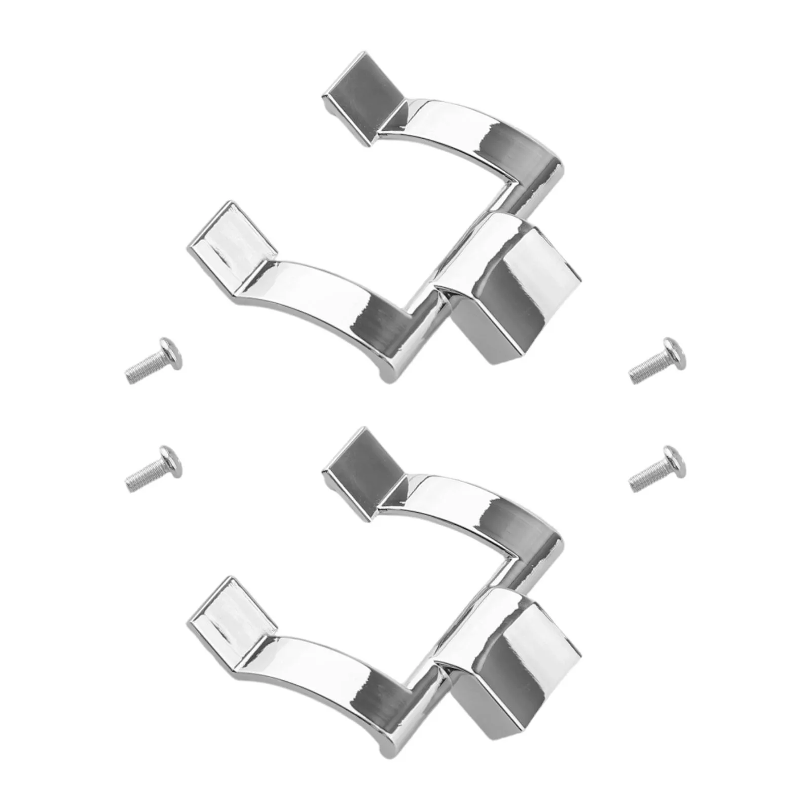 Sturdy Shower Door Handle Bracket Set Made from Zinc Alloy Effortless Installation for a Secure Bathroom Experience