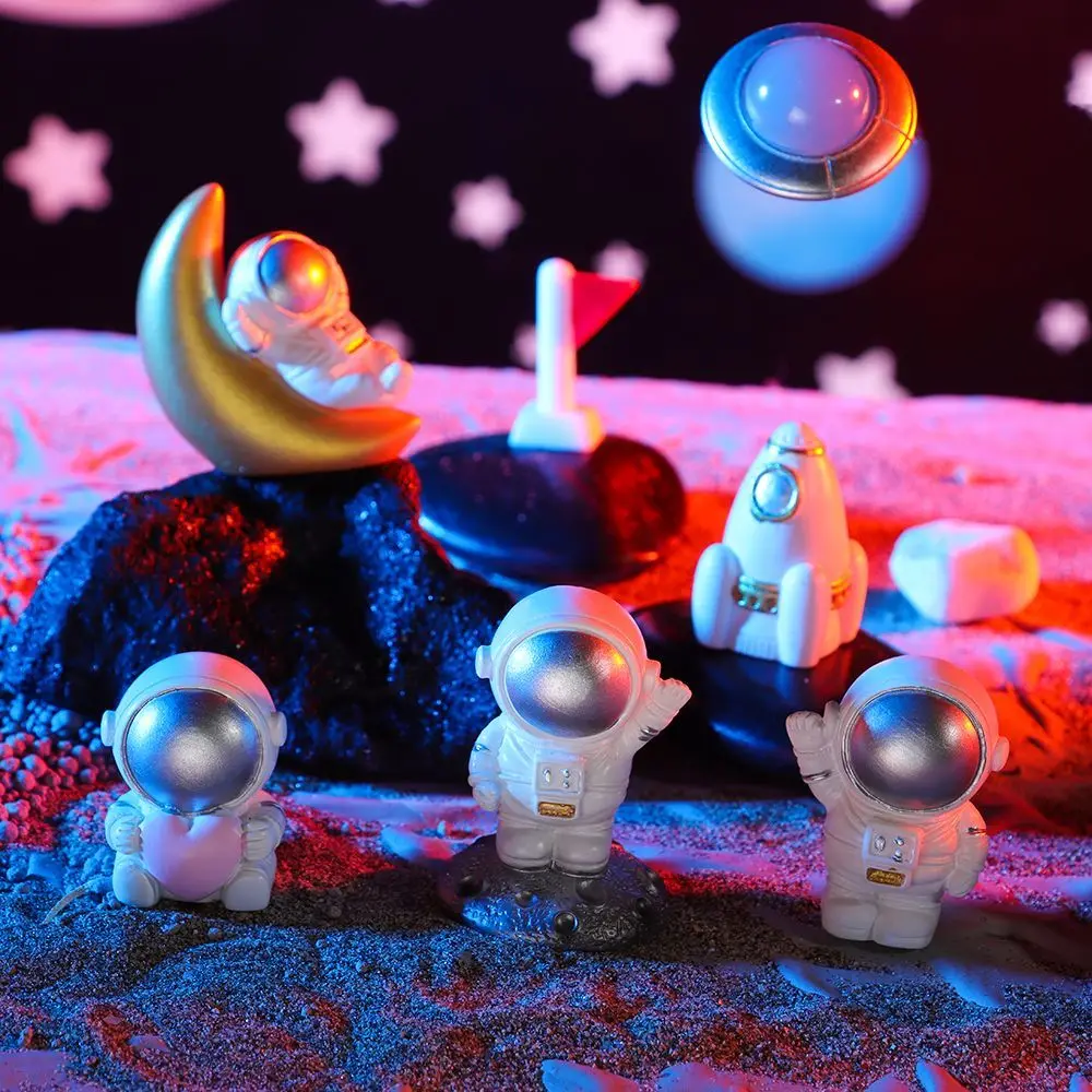Поделки-Космическая-тема-Орнамент-Хрустальный-шар-Аксессуары-Модель-астронавта-Микроминиатюры-Фигурки-астронавтов-Украшение-рабочего-стола