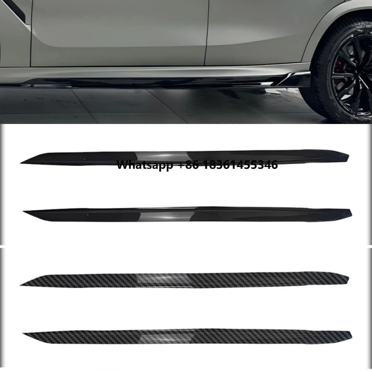 

for X6 G06 2020-2025 Convert New Style Carbon Fiber Pattern Side Shovel Car Body Kit