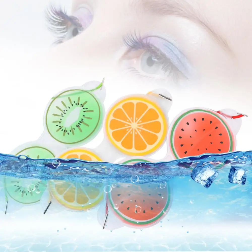 Fruit ice compress eye mask fatigue Relieve remove black eye bags Soft Beauty Sleeping Gel Eye Patch Beauty Tool