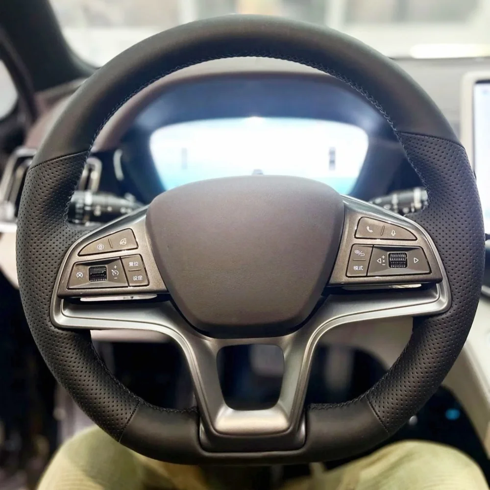 

Чехол на руль автомобиля из микрофибры для BYD Song Plus Dmi Song Pro EV New Energy Qin Plus, чехол на руль