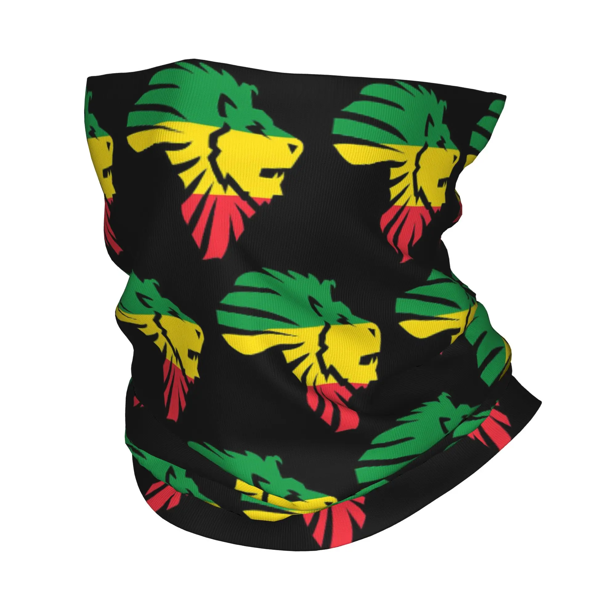 

Лев Иуды Раста Ямайская регги Бандана на шею Волшебный шарф с принтом Теплая маска для лица Велоспорт для мужчин Женщин Взрослых Ветрозащитная