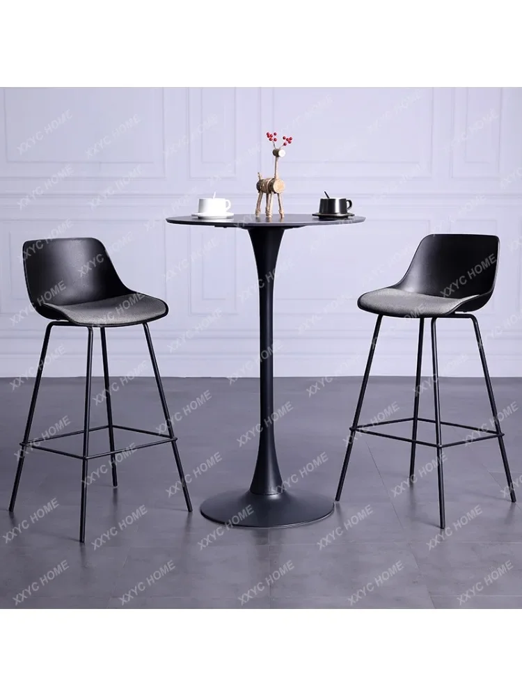 Vintage Industrial Vento Loft Bar Cadeira, Preto Bar Stool, Cadeira De Café, Loja Barstool