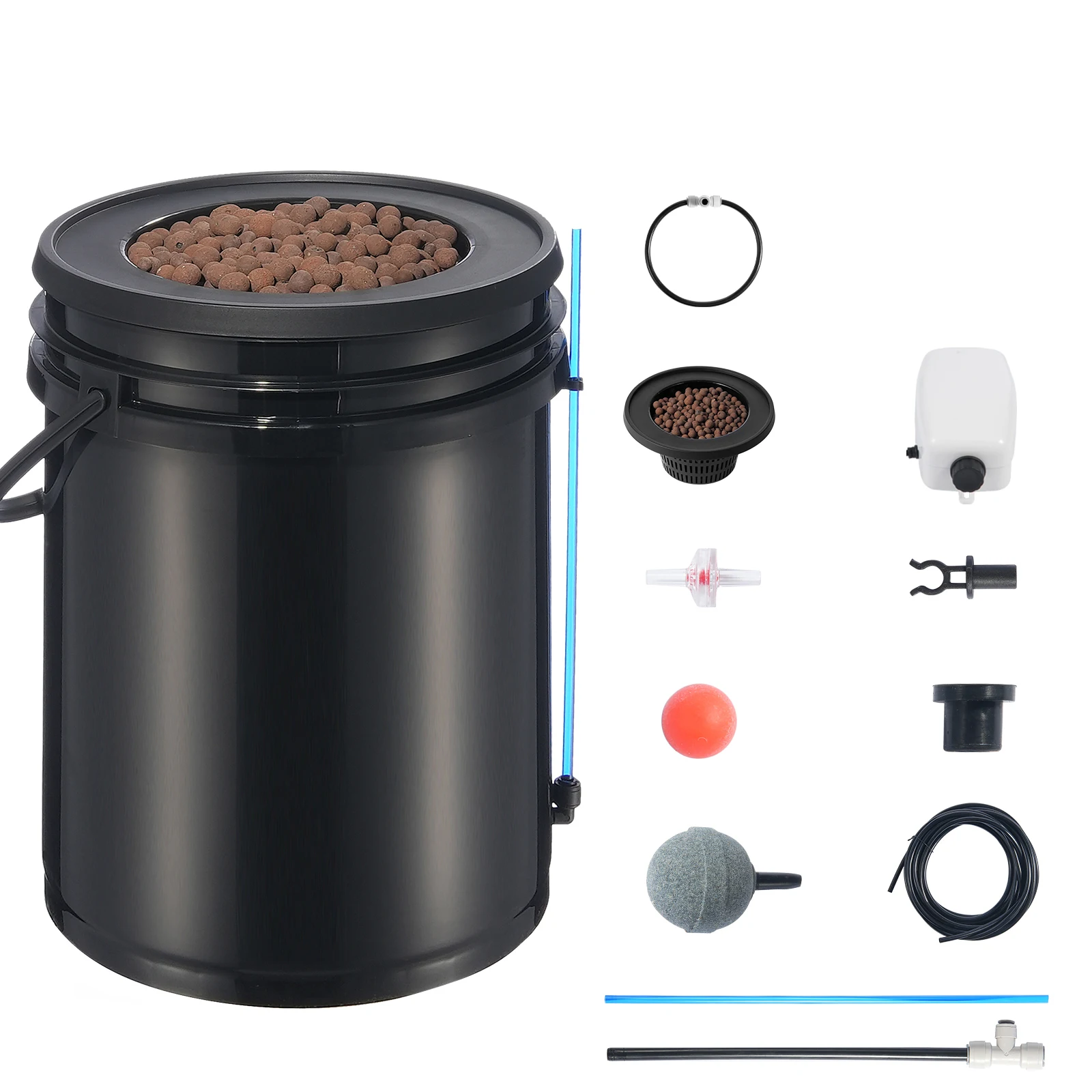 Dwc Bucket System 5 Gallon - نظام زراعة مائية بتقنية DWC، نظام