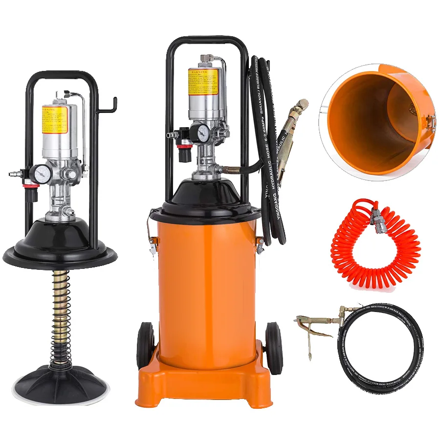 

Pneumatic Grease Dispenser 12 Litre Air Operated Compressed Grease Pump Injector High Pressure Filler
