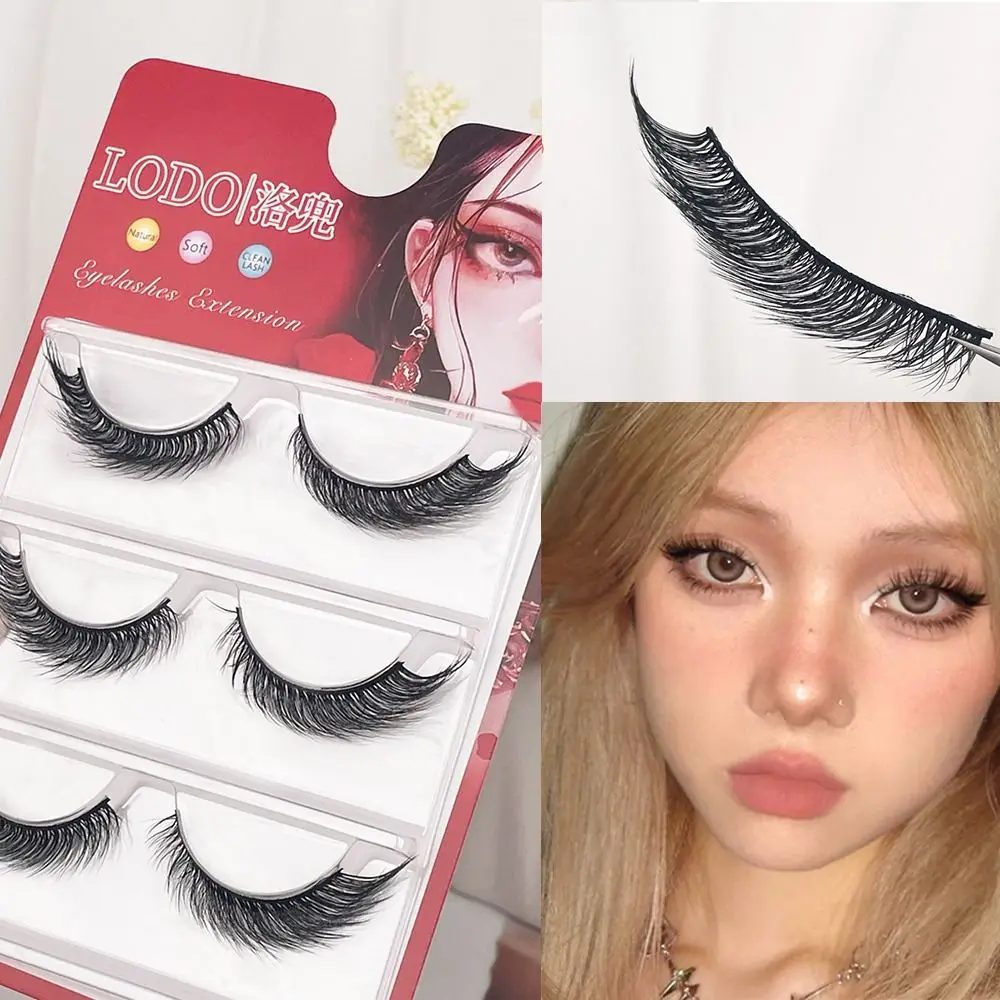 3D Faux Mink Hair False Eyelashes Thickness Dramatic Fox Lashes Fox Style Lash Extension Tools Eyelashes for Eyelash Extension