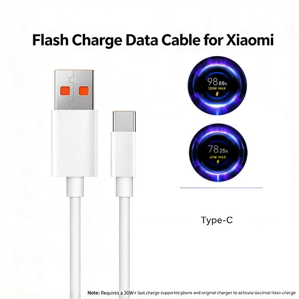 Super Charging Cable For Xiaomi Mi 17 12 For Redmi Note 17 11 Pro 5A USB A To Type C Fast Charger Data Cable Phone Accessories