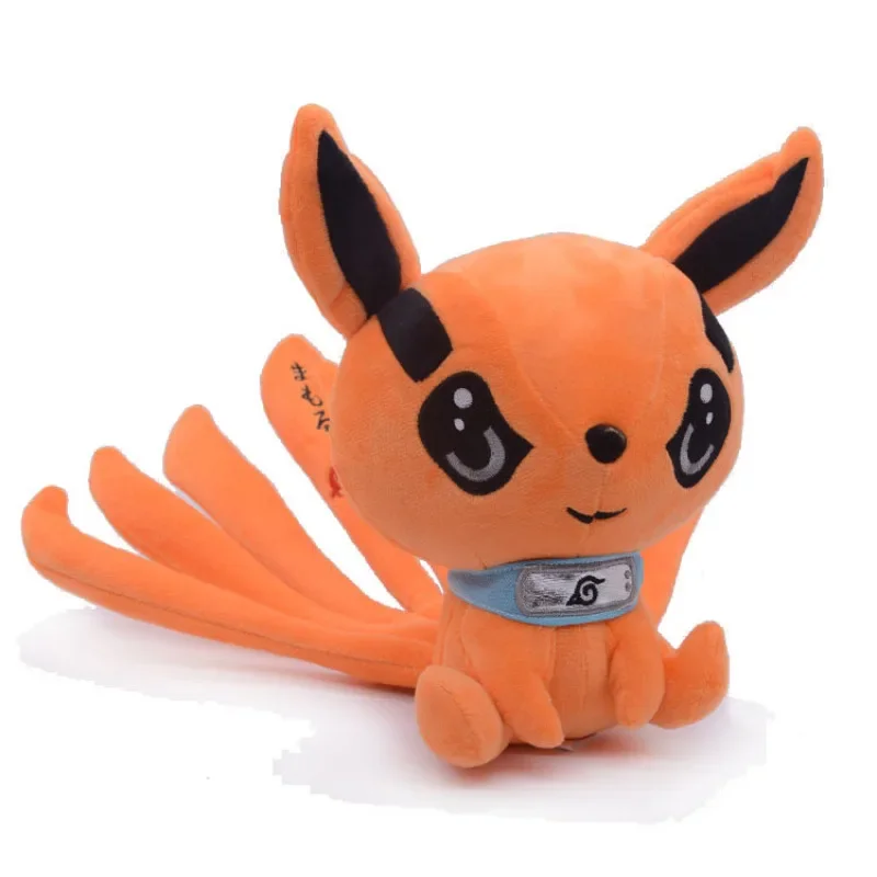 21CM classic Anime NARUTO Kurama kyuubi Q version kawaii Action Figure Model Plush toys toys Collect ornaments fans gifts