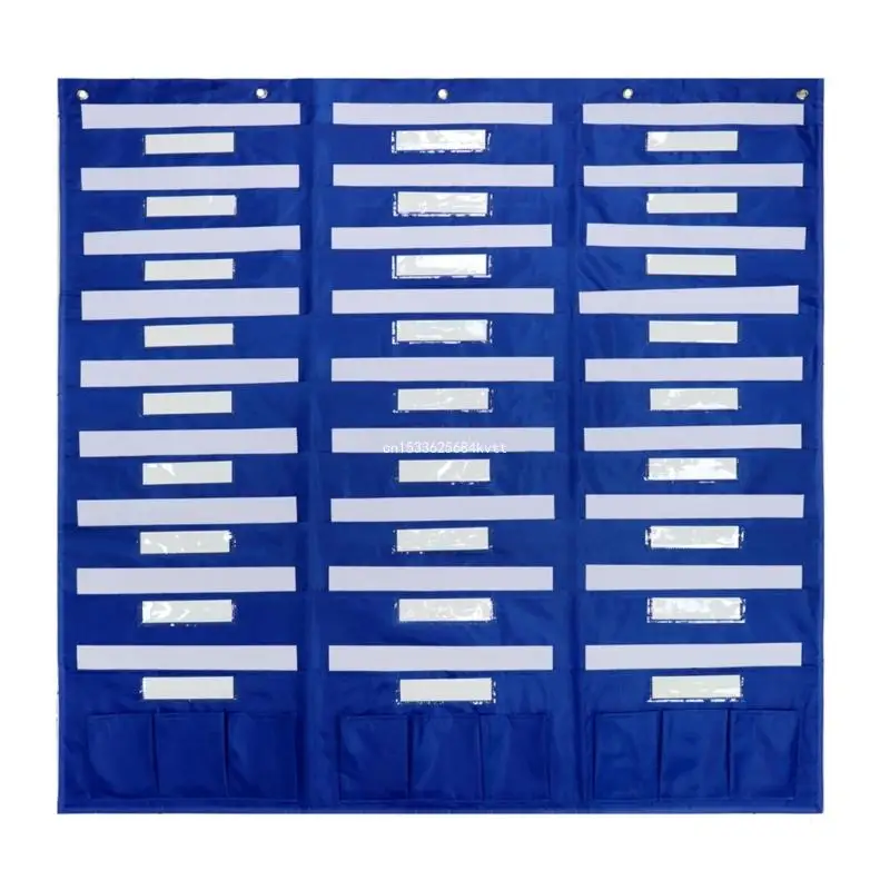 Classroom Pocket Chart Wall Hanging Document Letter File Folder System Dropship