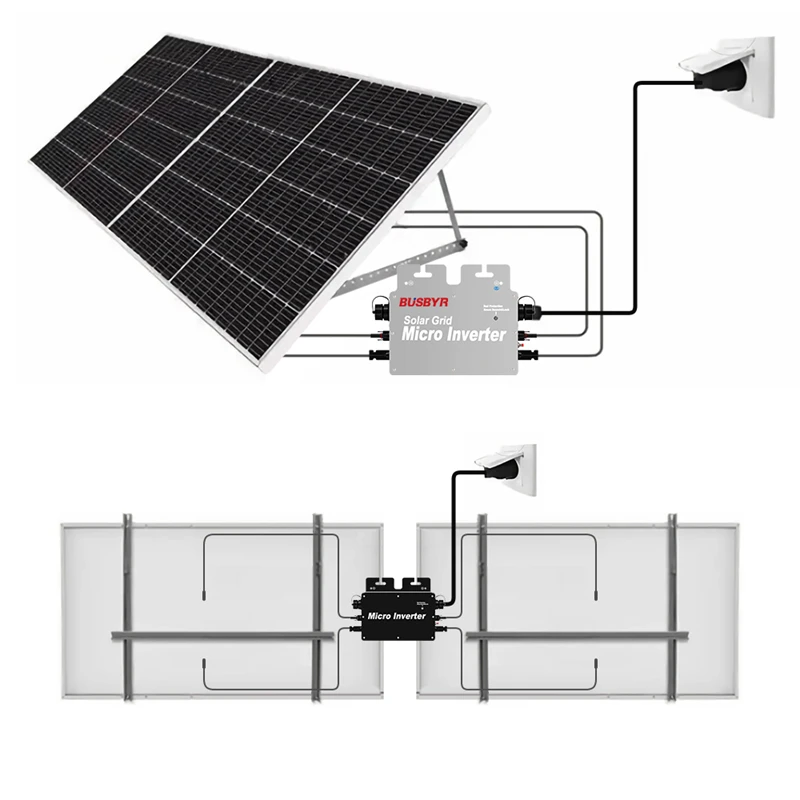 Imagem -06 - Busbur-conversor Inversor Solar Micro na Rede Vida Inteligente Nova Atualização Mppt 800w 700w 600w ca 110v 220v 1.8m eu 16a Cabo 250v