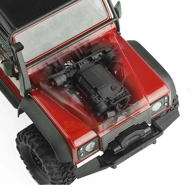 1 szt. Druk 3D symulacja uruchamiania silnika dla 1/18 gąsienica RC TRX4-M Defender części zamienne