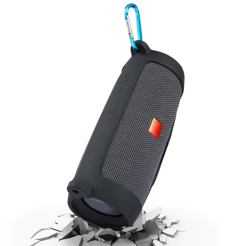Portable Silicone Speaker Case for Jbl CHARGE ESSENTIAL Protective Cover Anti-fall Speaker Case