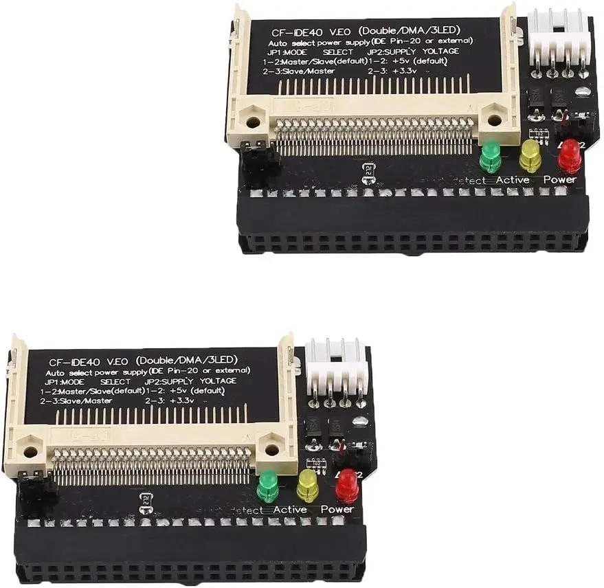 For Desktop PC CF to IDE 3.5inch 40Pin Connector CF Male to IDE Female Bootable Compact Flash Card Adapter Converter Riser Boar