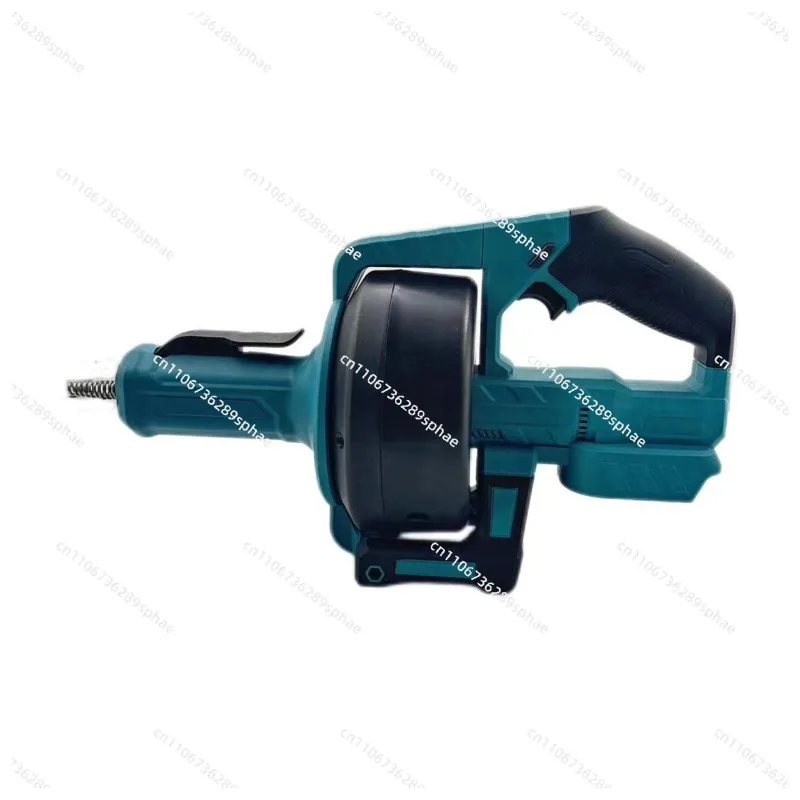 Portable lithium battery pipe sewer pipe kitchen bathroom floor drain household dredging electric dredging machine