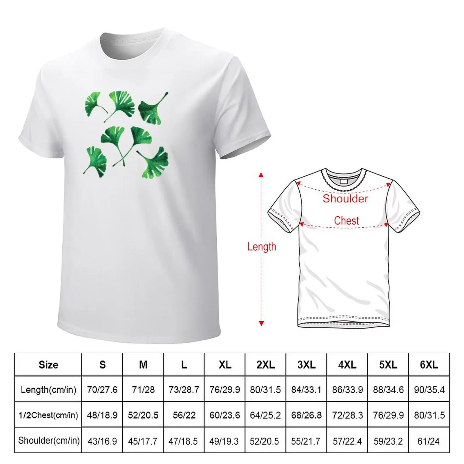 Ginkgo Leaves T-shirt sublime vintage clothes sweat plain mens funny t shirts