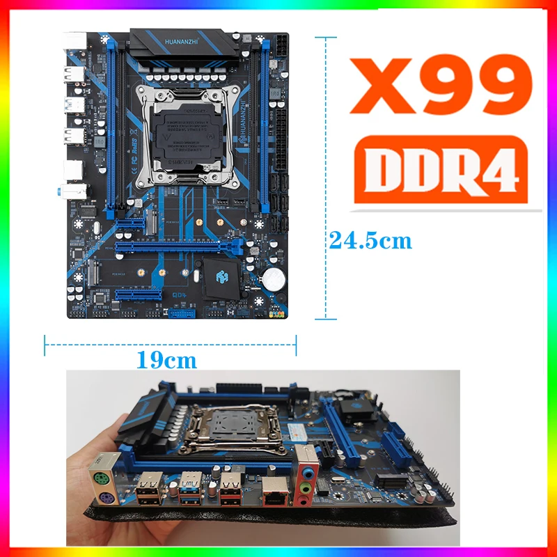 مجموعة اللوحة الأم x99 huananzhi x99 xeon e5 2670 v3 ddr4 اللوحات الأم 2670v3 وحدة المعالجة المركزية مجموعة ألعاب الكمبيوتر الشخصي لألعاب الكمبيوتر الشخصيgtx 1660 super rx 580 8gb